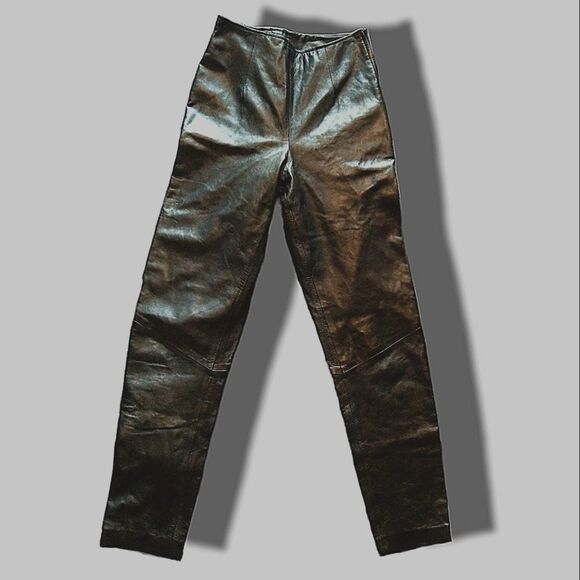 VINTAGE Leathet Arrow john Michael  pants - Picture 2 of 7